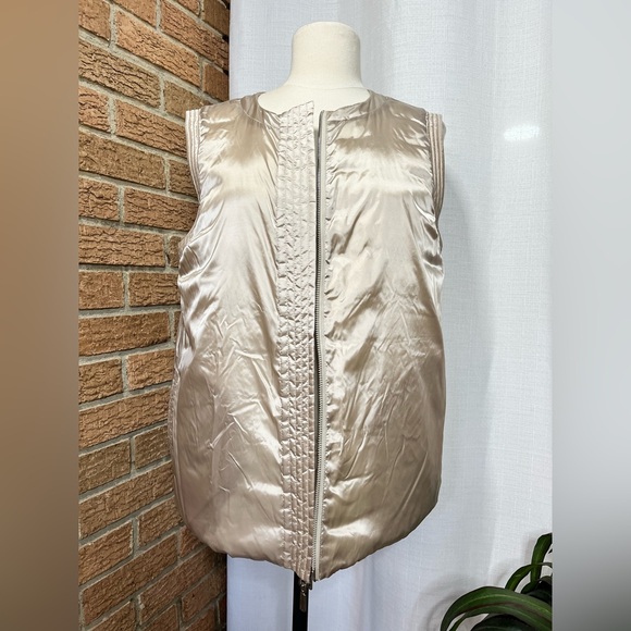 Lafayette 148 New York Conlon Reversible Puffer DOWN filled Vest - Retail $448 - Picture 9 of 15